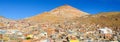 Cerro Rico above Potosi City Royalty Free Stock Photo