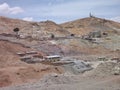 Cerro rico hill with silver mines in potosi Royalty Free Stock Photo