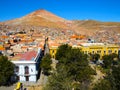 Cerro Rico Mountain above Potosi in Bolivia Royalty Free Stock Photo