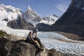 Cerro-torre glacier Royalty Free Stock Photo
