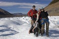 On the Cerro-torre glacier