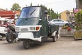 An Italian auto scooter Piaggio Ape 50 Catalyzed