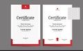 certificate diploma graduation document template Royalty Free Stock Photo
