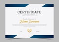 certificate of achievement template  business certificates  multipurpose certificate Royalty Free Stock Photo