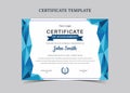 Certificate of Appreciation template, Certificate of achievement template Royalty Free Stock Photo