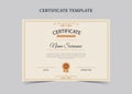 Certificate of Appreciation template, Certificate of achievement template Royalty Free Stock Photo