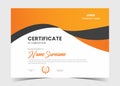 Certificate of Appreciation template  certificate of achievement  awards diploma template Royalty Free Stock Photo