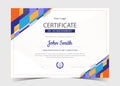 Certificate of Appreciation template  certificate of achievement  awards diploma template Royalty Free Stock Photo