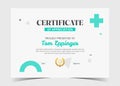 Certificate of Appreciation template  certificate of achievement  awards diploma template Royalty Free Stock Photo