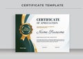 Certificate of Appreciation template, Certificate of achievement, awards diploma Royalty Free Stock Photo