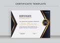Certificate of Appreciation template, Certificate of achievement, awards diploma Royalty Free Stock Photo