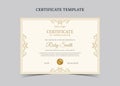 Certificate of Appreciation template, Certificate of achievement template Royalty Free Stock Photo