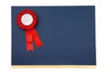 Certificate and award ribbons badge