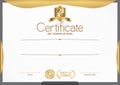 Certificate A beautiful, Royalty Free Stock Photo
