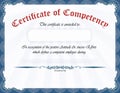 Certificate of competency