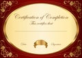 Certificate / Diploma award template. Frame Royalty Free Stock Photo