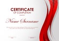 Certificate of completion template