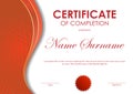 Certificate of completion template