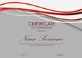 Certificate of completion template