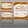 Certificate design template