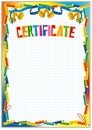 Certificate design template Royalty Free Stock Photo