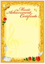 Certificate design template Royalty Free Stock Photo