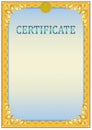 Certificate design template Royalty Free Stock Photo