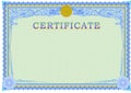 Certificate design template Royalty Free Stock Photo