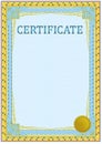 Certificate design template Royalty Free Stock Photo