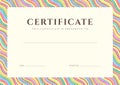 Certificate / Diploma background (template) Royalty Free Stock Photo