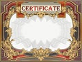 Certificate, Diploma template. Award pattern. Royalty Free Stock Photo