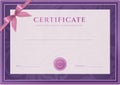 Certificate, Diploma template. Award pattern Royalty Free Stock Photo