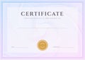 Certificate, Diploma template. Award pattern