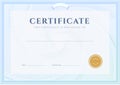 Certificate, Diploma template. Award pattern Royalty Free Stock Photo