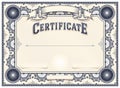 Certificate or Diploma Template Royalty Free Stock Photo