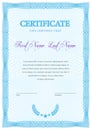 Certificate and diplomas template.