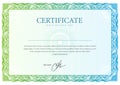 Certificate and diplomas template. Vector