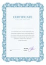 Certificate and diplomas template. Vector