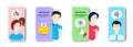 Certificate, 24 hours and Networking icons set. Water analysis sign. Vector
