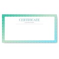 Certificate Isolated White Background Royalty Free Stock Photo