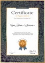 Certificate luxury template,