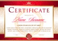 Certificate in the official, solemn, elegant, Royal style Royalty Free Stock Photo