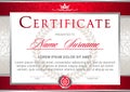 Certificate in the official, solemn, elegant, Royal style Royalty Free Stock Photo