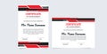 Certificate Premium template awards diploma background vector modern value design and layout Royalty Free Stock Photo