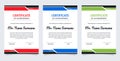 Certificate Premium template awards diploma background vector modern value design and layout Royalty Free Stock Photo