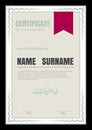 Certificate template,abstract diploma layout.