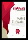 Certificate template,abstract diploma layout.