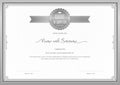 Certificate template for achievement, appreciation Royalty Free Stock Photo