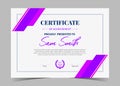 certificate template awards diploma. Minimalist certificate template Professional Certificate template