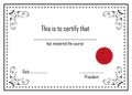 Certificate template